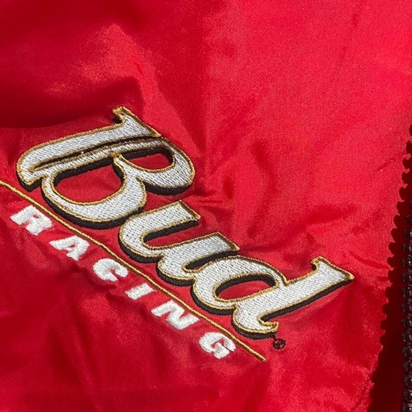 Red and Black Racing Jacket Dale Bud Racing - Picture 3 of 4